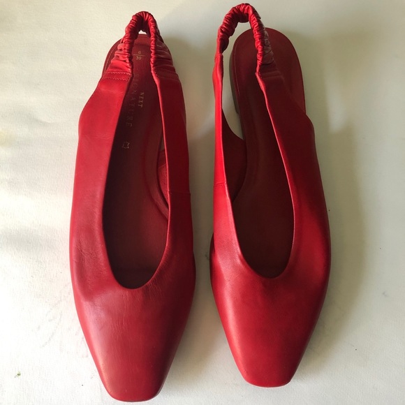 NEXT Red SlingBack Flats π - Picture 5 of 5